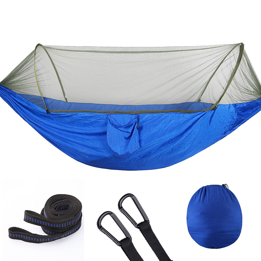 Zipper Open Hammock - With Mosquito Net
