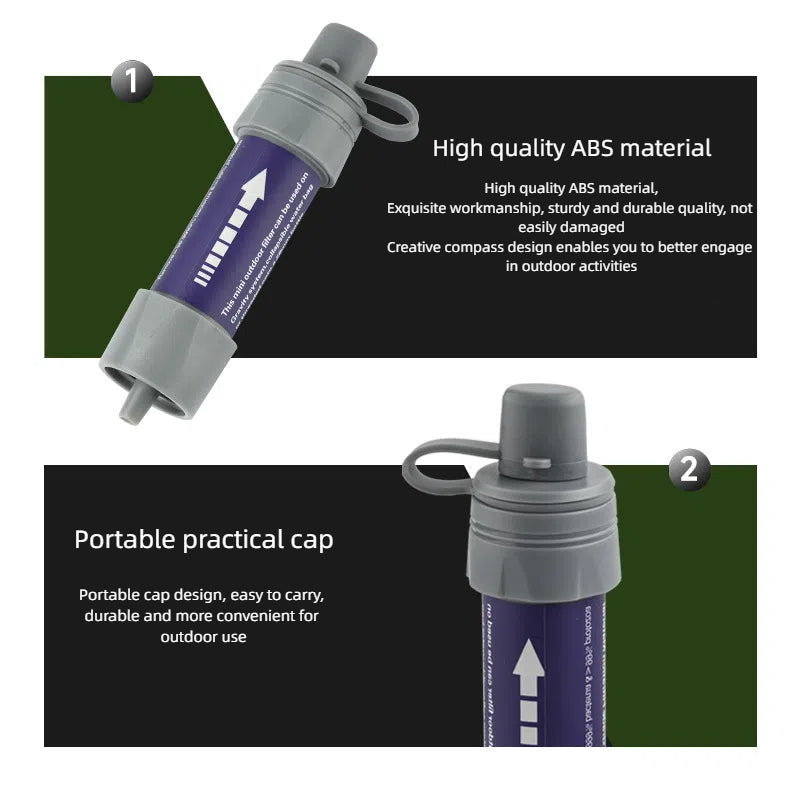 Outdoor Water Purifier - Mini Life Straw Filter