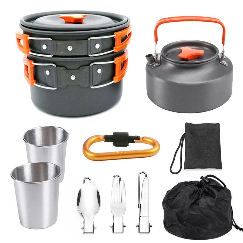 Camping Mess Kit - Outdoor Portable Cookware