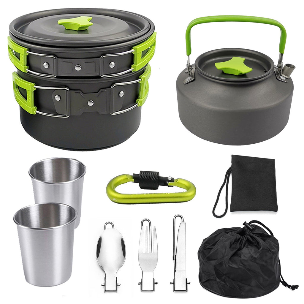 Camping Mess Kit - Outdoor Portable Cookware