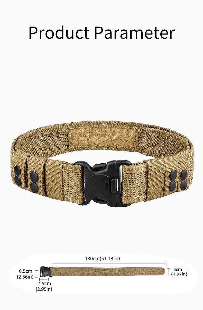 Quick Release Tactical Belt - Combat Belt for Outdoor Activities