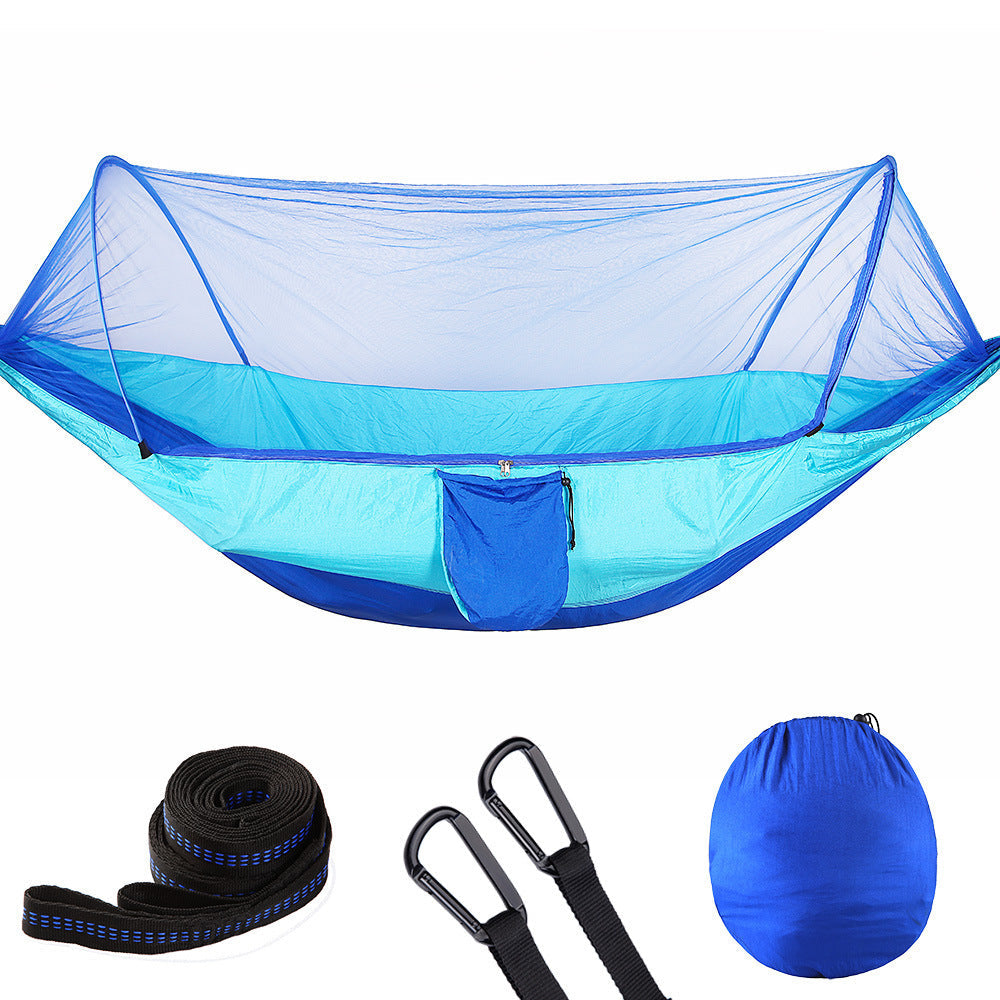 Zipper Open Hammock - With Mosquito Net