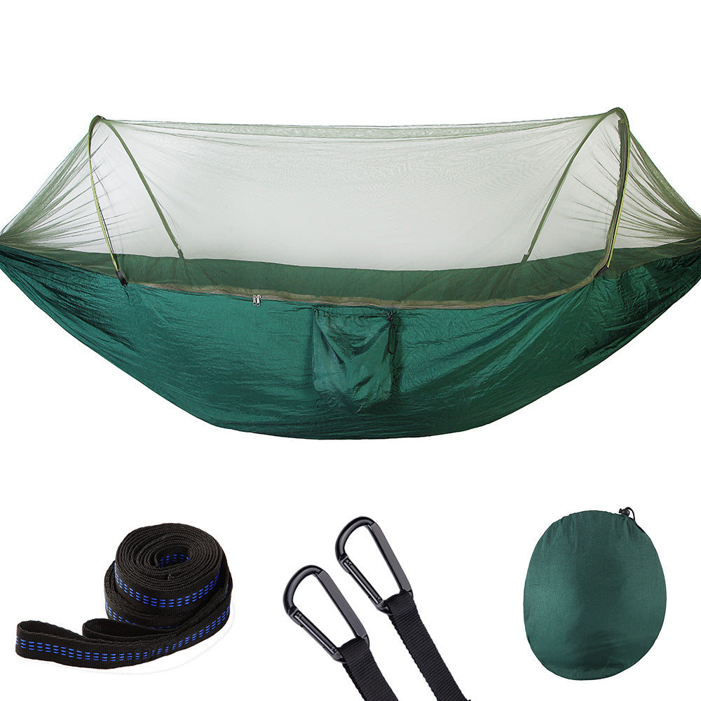 Zipper Open Hammock - With Mosquito Net