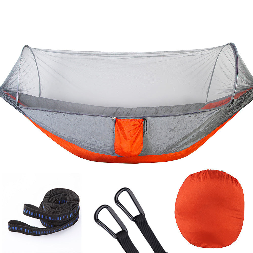 Zipper Open Hammock - With Mosquito Net