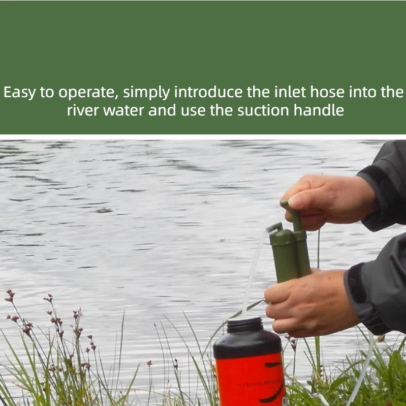 Survival Water Purifier - Compact Portable Water Purification System