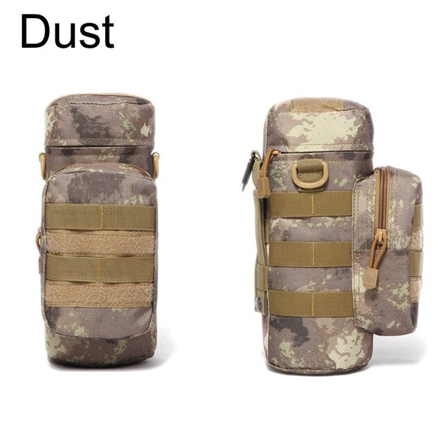 Outdoor Water Bottle Pouch - Tactical Molle Kettle Case