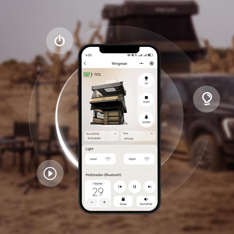 WINGMAN Rooftop Tent - 3 Person Secure Rooftop Tent