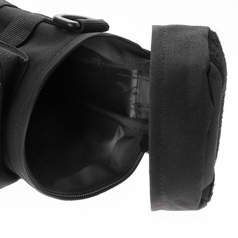 Outdoor Water Bottle Pouch - Tactical Molle Kettle Case