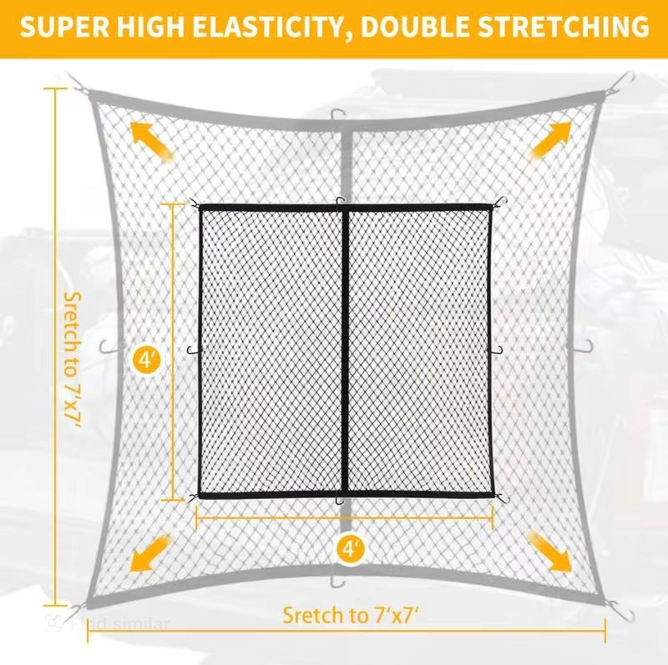 StretchHold Cargo Net - Universal Cargo Containment
