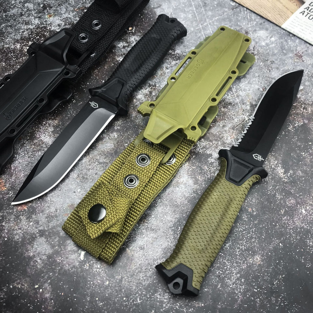 Goebel Infantry Outdoor Tactical Survival Knife - EDC with OWB Sheath