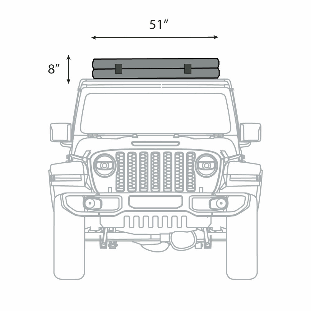 ÖVRLNDR 2P ROOF TOP TENT (Tan) - Universal Rooftop Tent