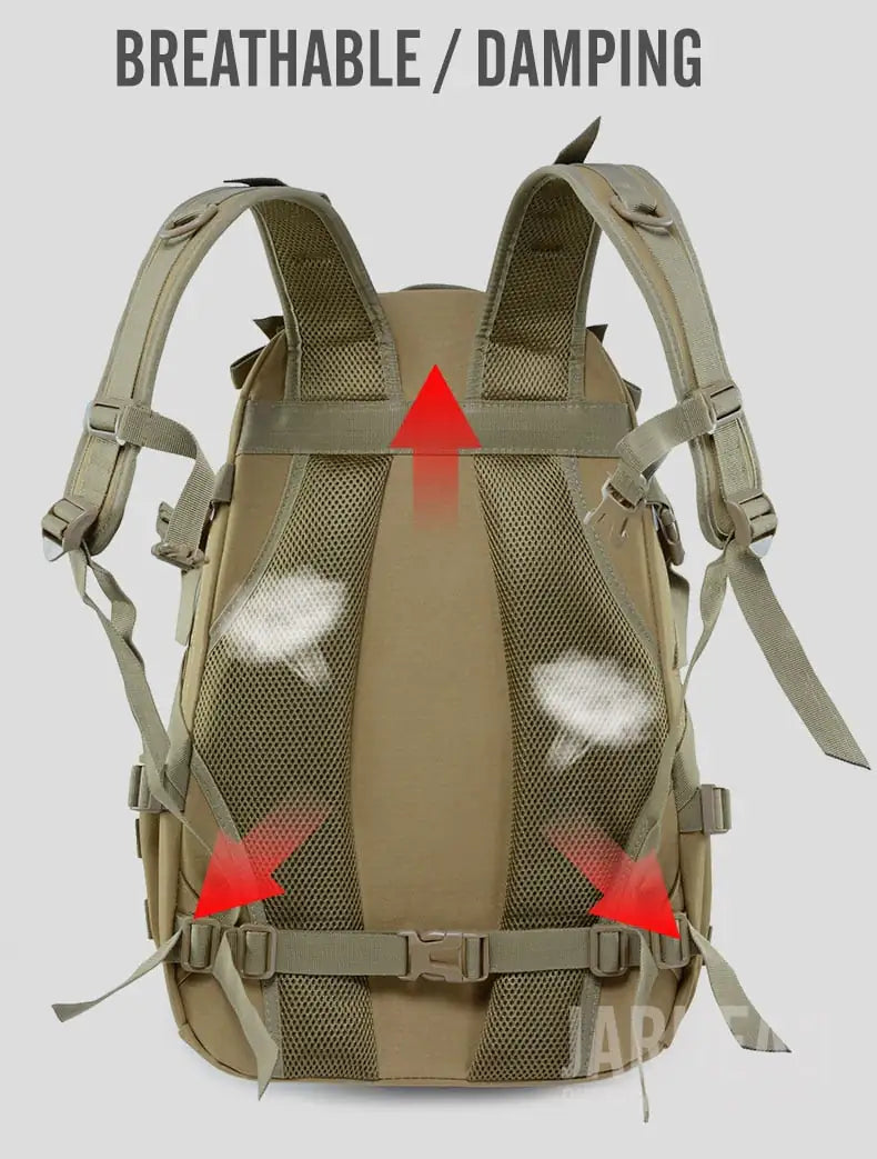 RapidAssault Military Backpack - Waterproof Survival Bag