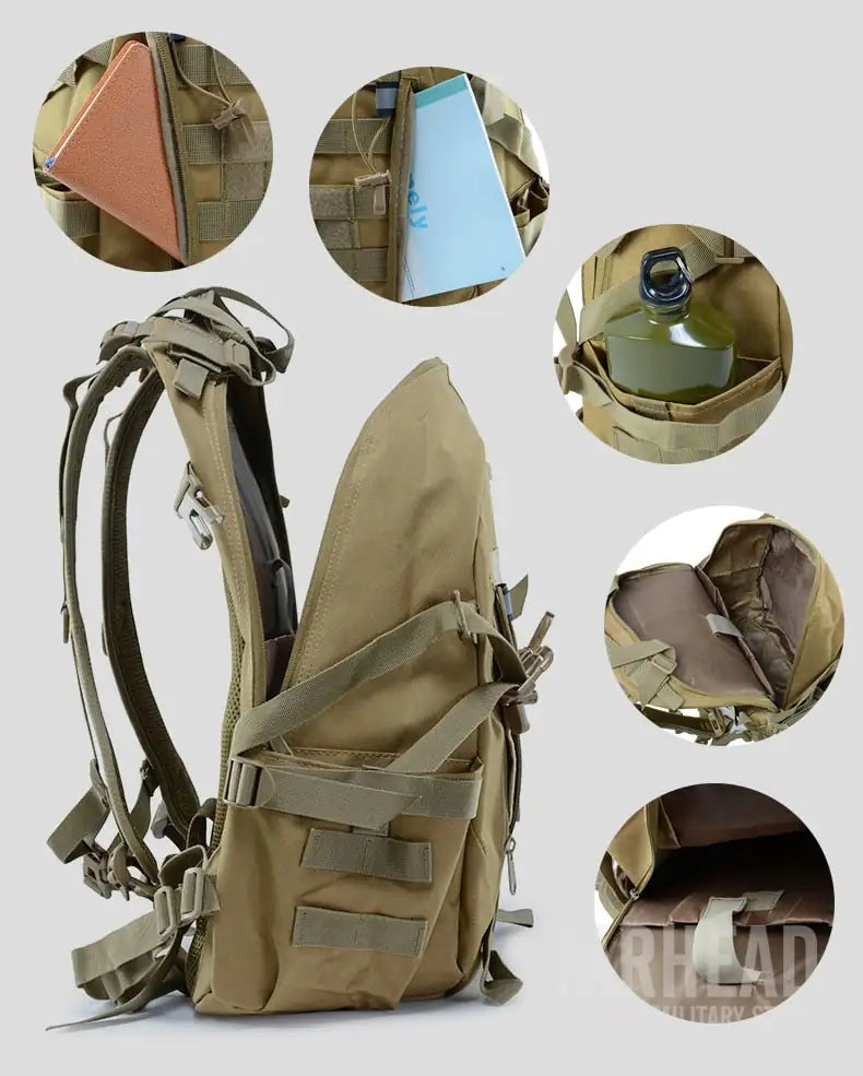 RapidAssault Military Backpack - Waterproof Survival Bag