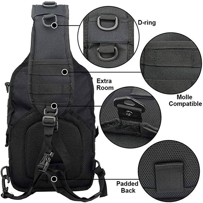 MOLLE Tactical Sling Bag – Rugged & Versatile