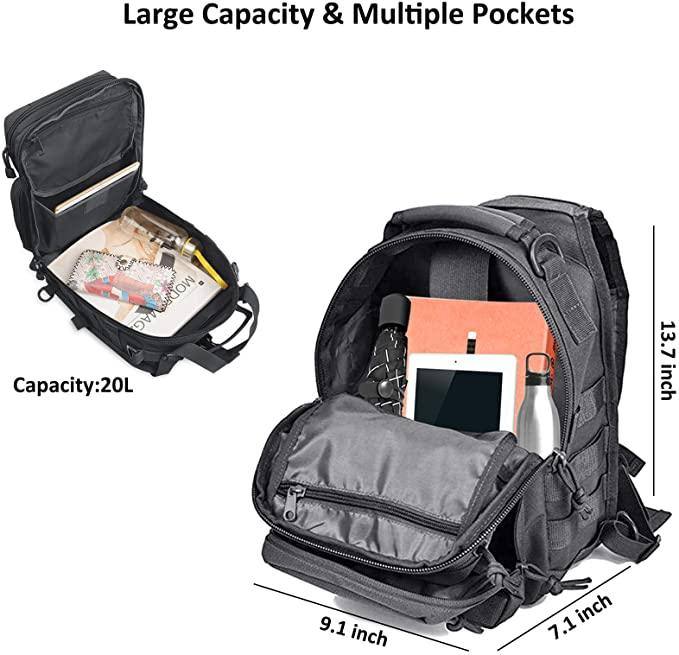 MOLLE Tactical Sling Bag – Rugged & Versatile