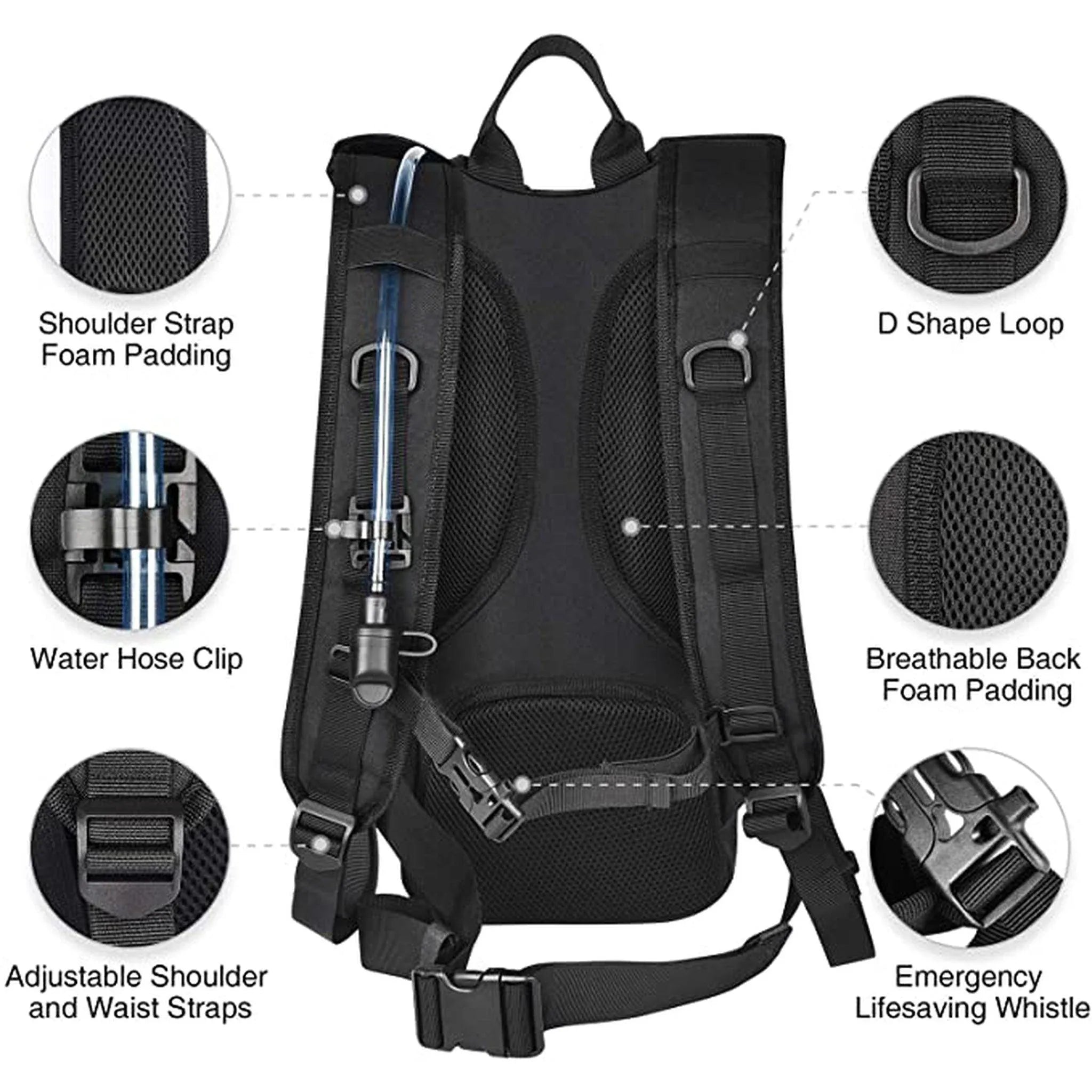 18" MOLLE Tactical Hydration Backpack – Rugged & Hydrated