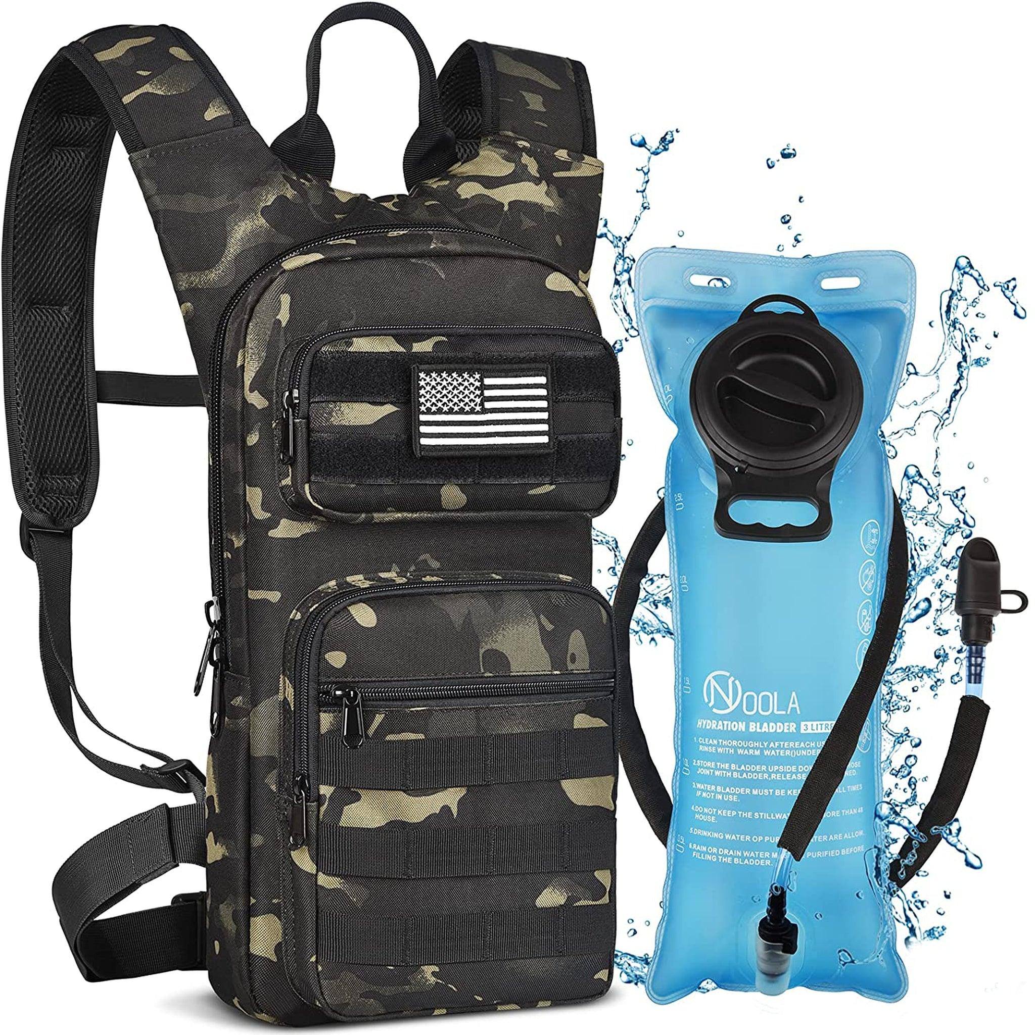 18" MOLLE Tactical Hydration Backpack – Rugged & Hydrated