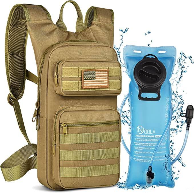 18" MOLLE Tactical Hydration Backpack – Rugged & Hydrated